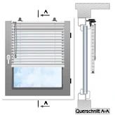 auf dem Rahmen mit Klemmträger (ohne Bohren)