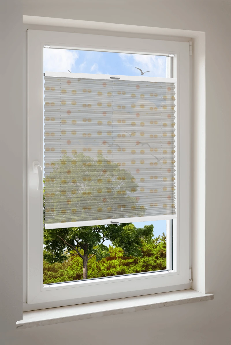 Plissee Cosiflor® VS2 Weiß | halbtransparent 3300