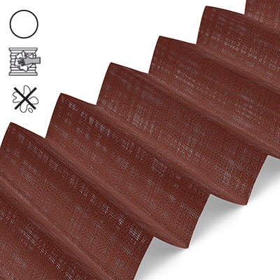 Plissee Cosiflor® VS2 Braun | transparent 3276