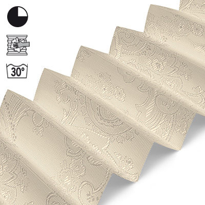 Plissee Cosiflor® VS2 Beige | halbdimout 3188