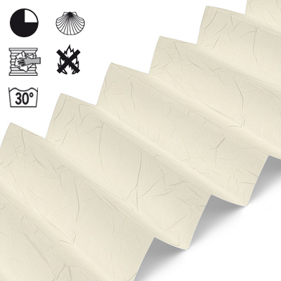 Plissee Cosiflor® VS2 Creme | halbdimout 3180