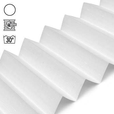 Plissee Cosiflor® VS2 Weiß | transparent 3010