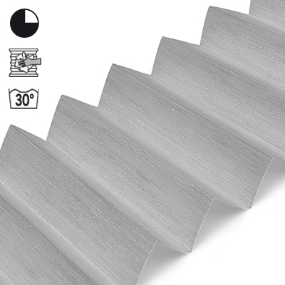 Plissee Cosiflor® VS2 Grau | halbdimout 3156