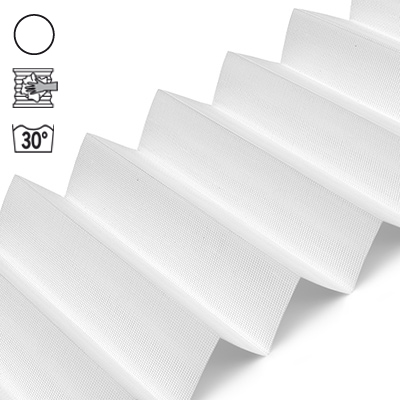 Plissee Cosiflor® VS2 Weiß | transparent 3015