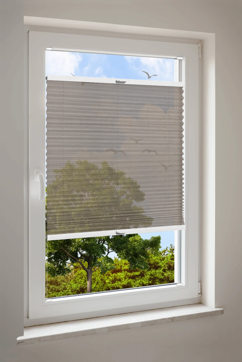Plissee Cosiflor® VS2 Braun | halbdimout 3118