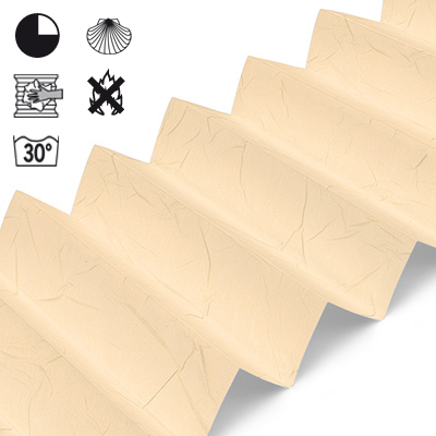 Plissee Cosiflor® VS2 Gelb | halbdimout 3187