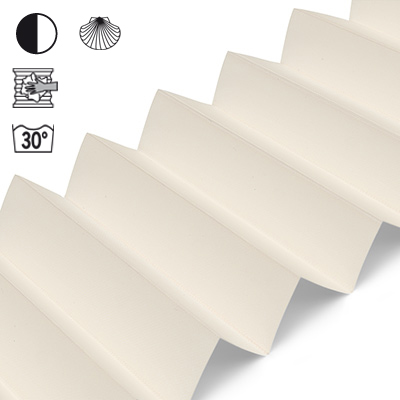 Plissee Cosiflor® VS2 Creme | halbtransparent 3072