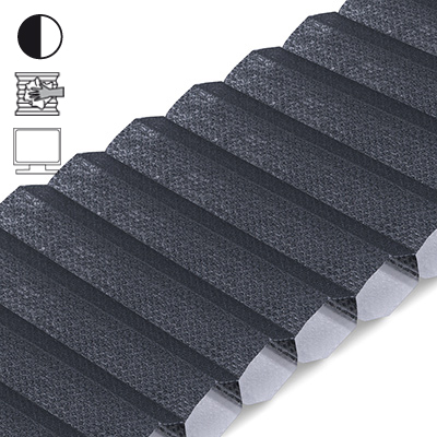 Wabenplissee Cosiflor® VS2 Grau | halbtransparent 971