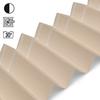 Plissee Cosiflor® VS2 Beige | halbtransparent 3057