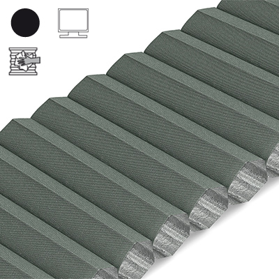 Wabenplissee Cosiflor® VS2 Grau | abdunkelnd 8732