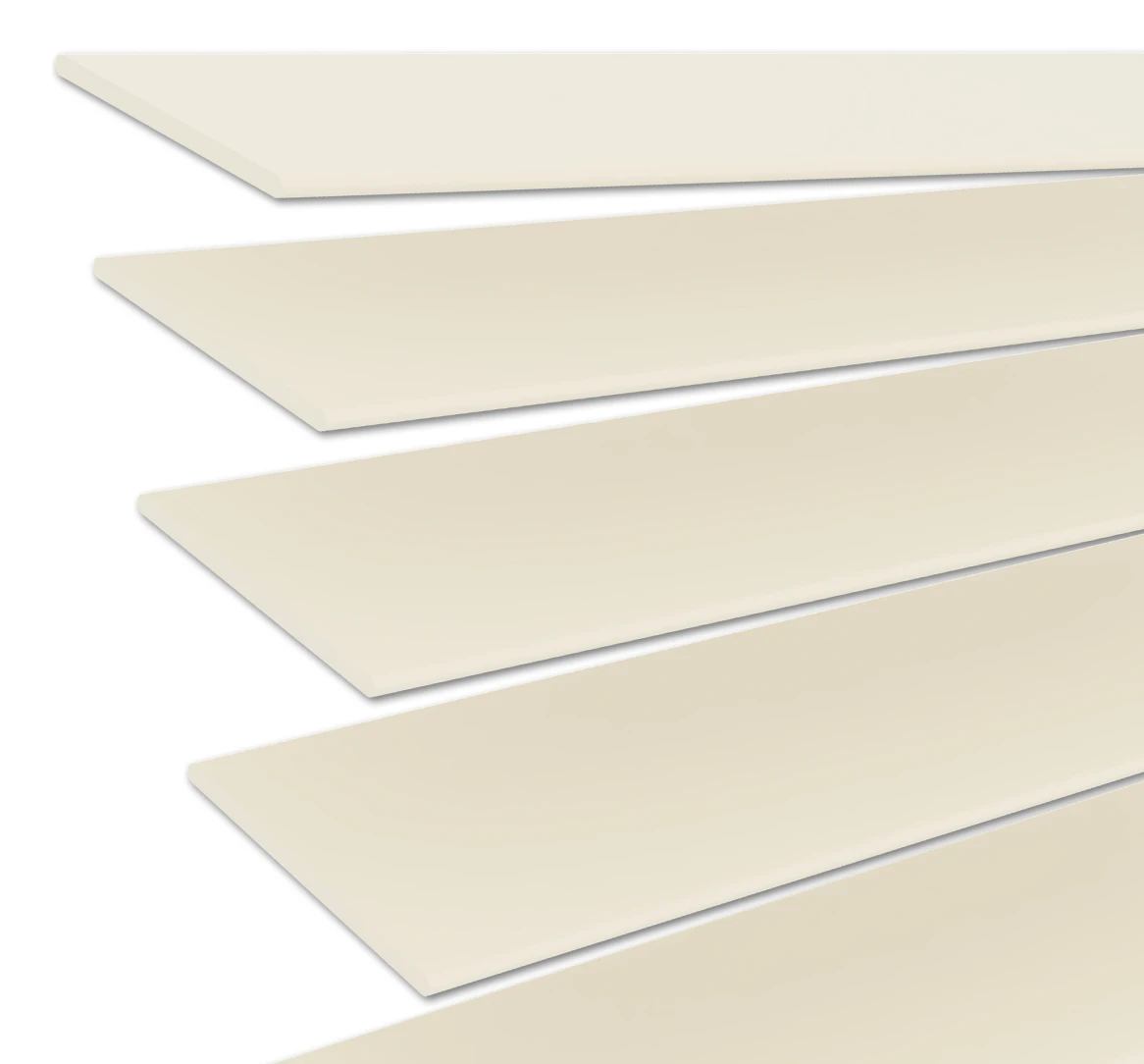 Holzjalousie nach Maß helles Beige 50 mm Lamelle | JH053