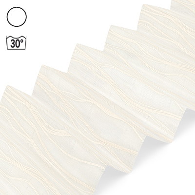 Plissee Cosiflor® VS2 Creme | transparent 3068