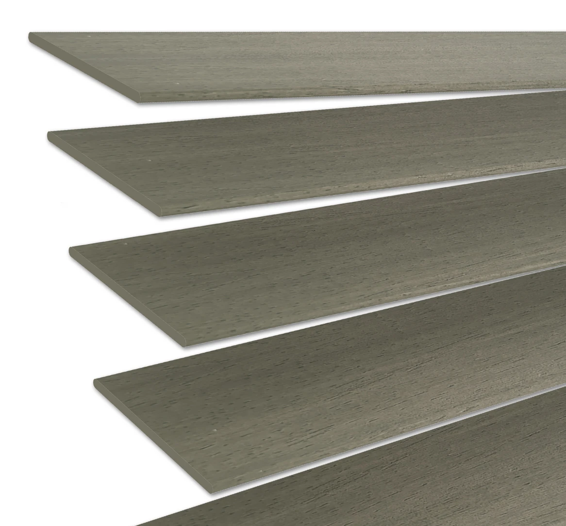 Holzjalousie nach Maß grau-beige 50 mm Lamelle | JH072