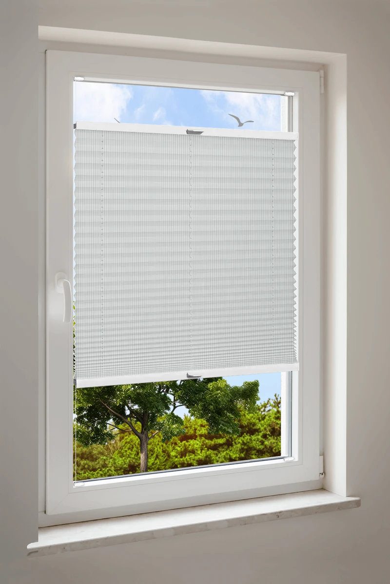 Plissee Cosiflor® VS2 Weiß | halbtransparent 3047