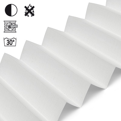 Plissee Cosiflor® VS2 Weiß | halbtransparent 3283