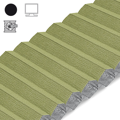 Wabenplissee Cosiflor® VS2 Grün | abdunkelnd 8723