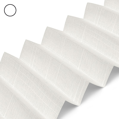 Plissee Cosiflor® VS2 Weiß | transparent 3058