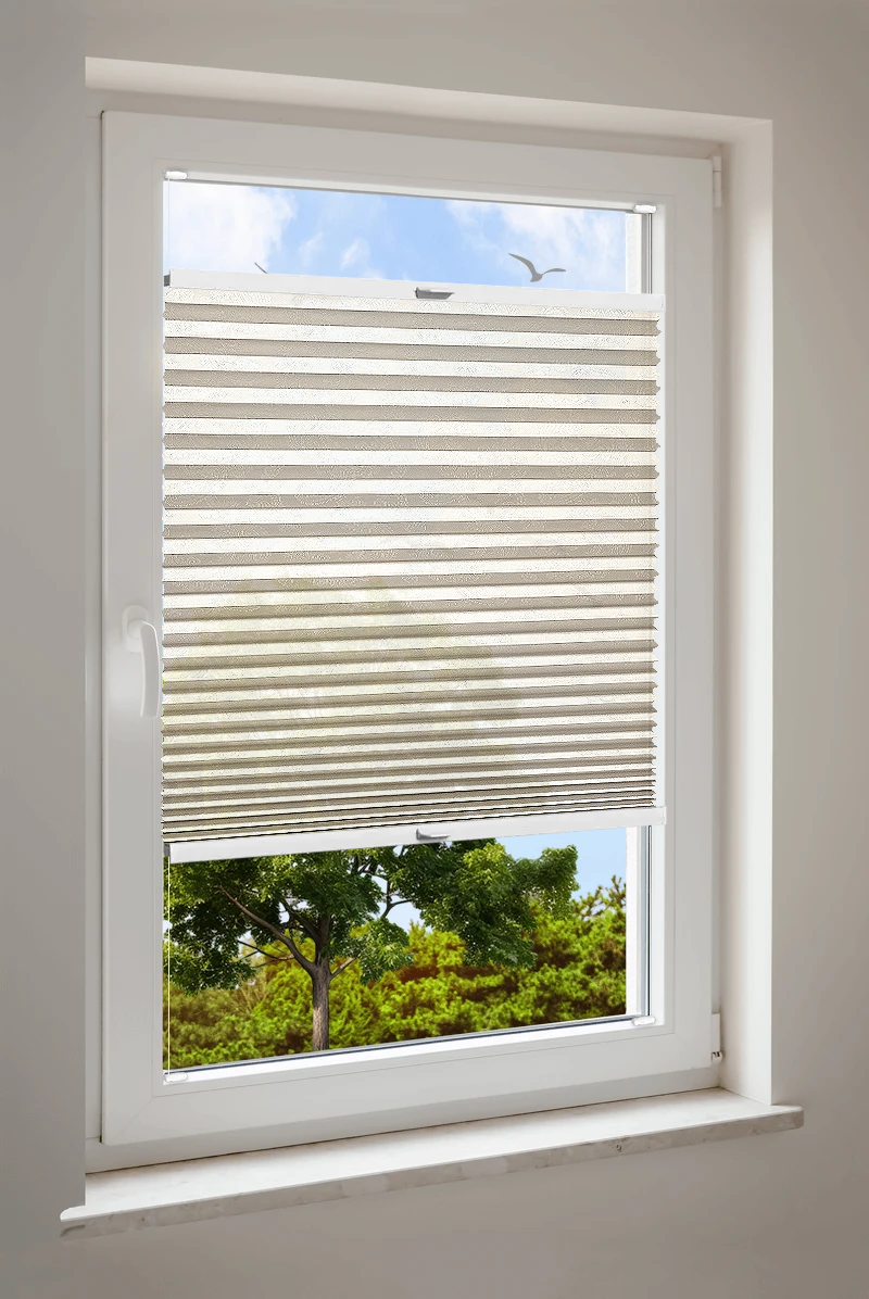 Plissee Cosiflor® VS2 Beige | halbdimout 3097