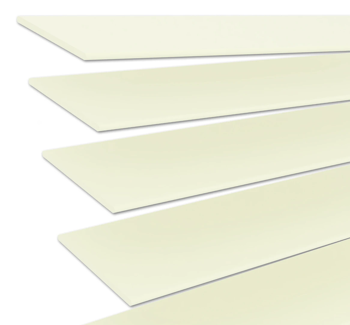 Holzjalousie auf Maß helles Creme 50 mm Lamelle | JH052