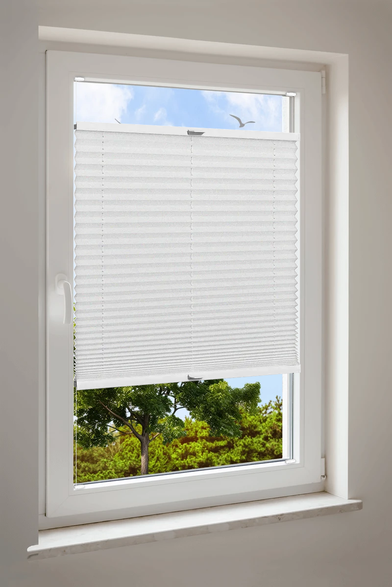 Plissee Cosiflor® VS2 Weiß | halbtransparent 3002