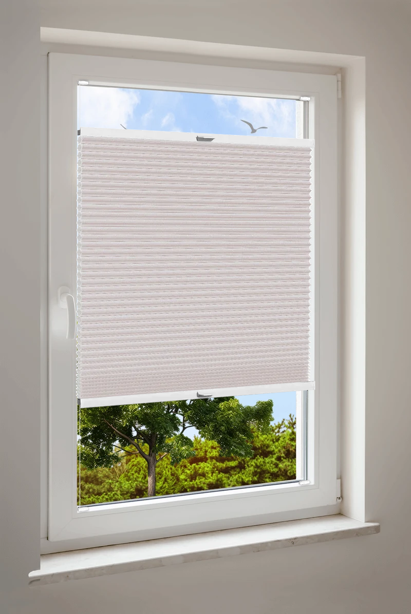 Plissee Cosiflor® VS2 Beige | halbtransparent 8608