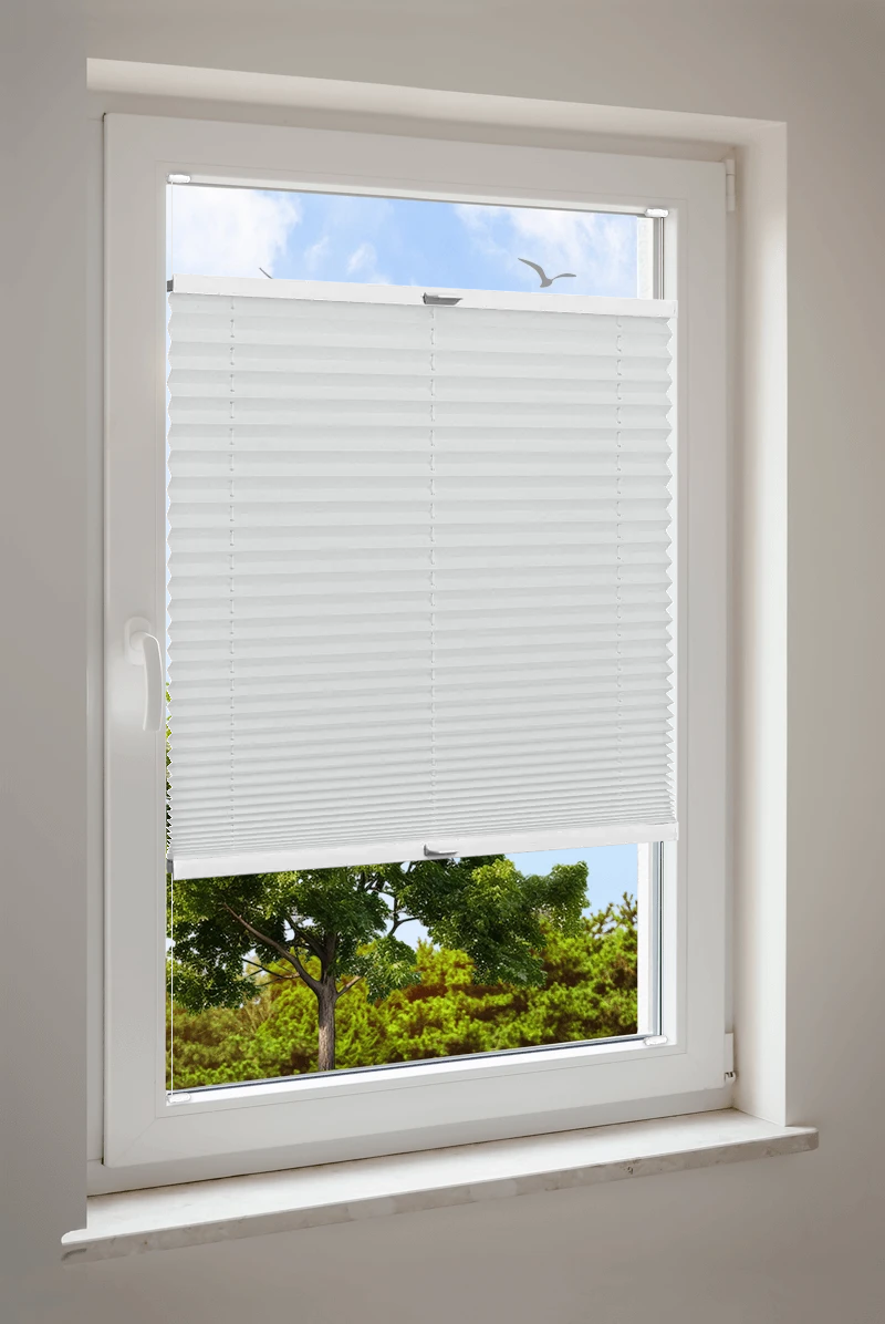 Plissee Cosiflor® VS2 Weiß | halbtransparent 3038