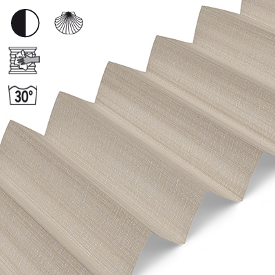 Plissee Cosiflor® VS2 Beige | halbtransparent 3075