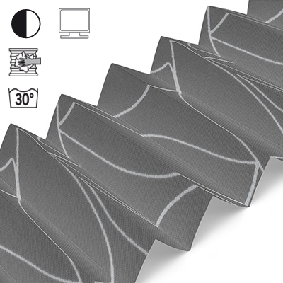Plissee Cosiflor® VS2 Grau | halbtransparent 3157