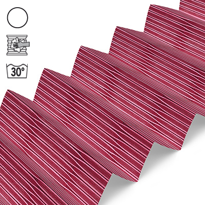 Plissee Cosiflor® VS2 Rot | transparent 3221