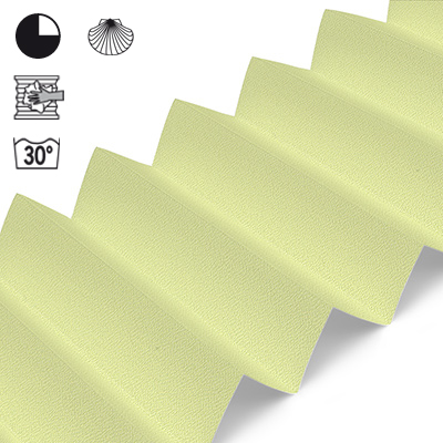 Plissee Cosiflor® VS2 Grün | halbdimout 3425