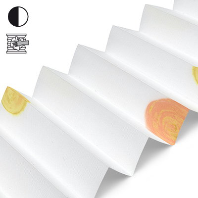 Plissee Cosiflor® VS2 Weiß | halbtransparent 3300