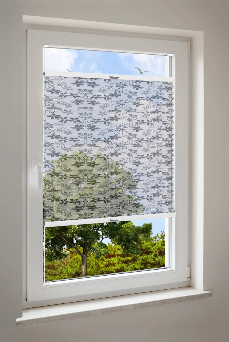 Plissee Cosiflor® VS2 Weiß | halbtransparent 3179