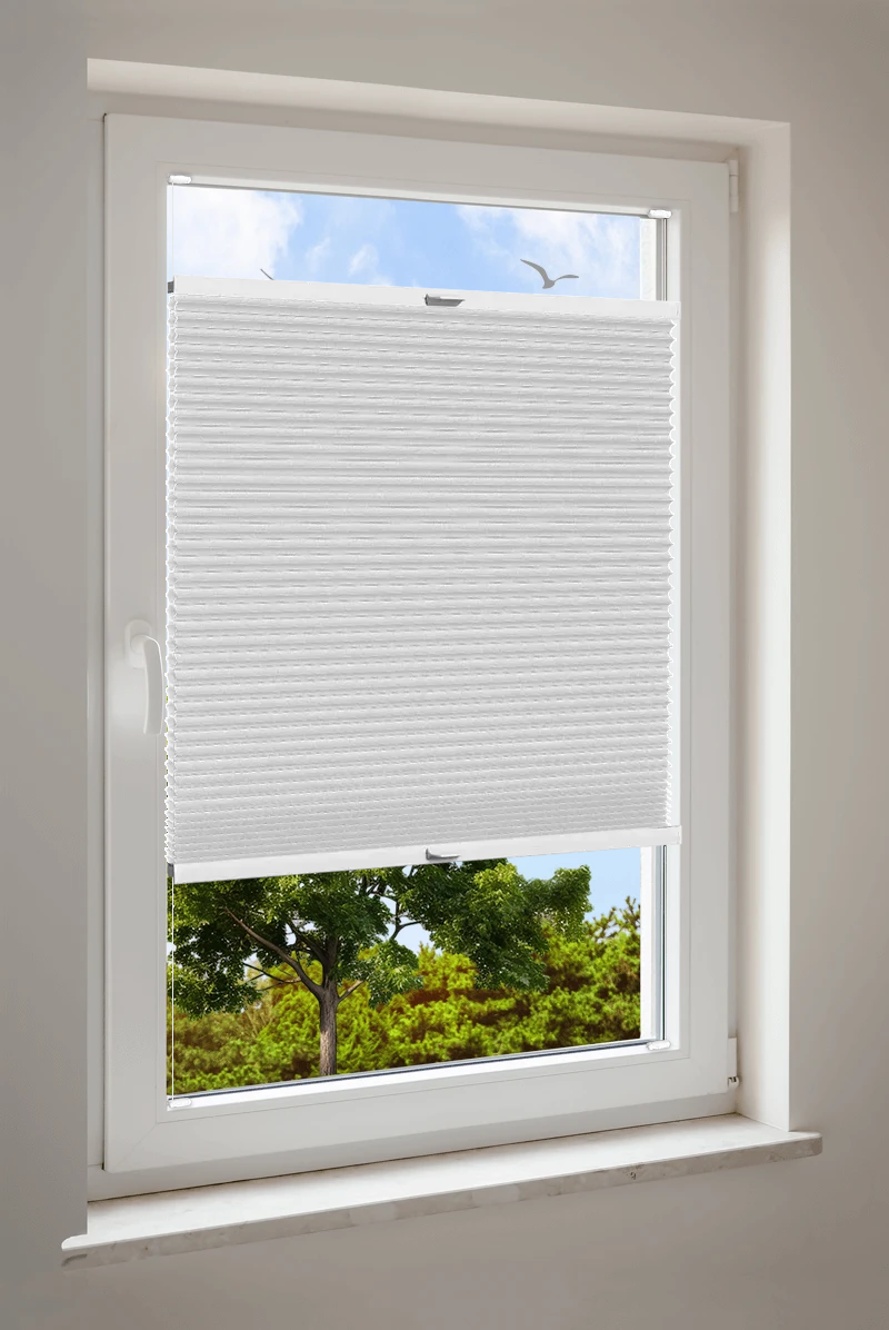 Plissee Cosiflor® VS2 Weiß | halbtransparent 8706