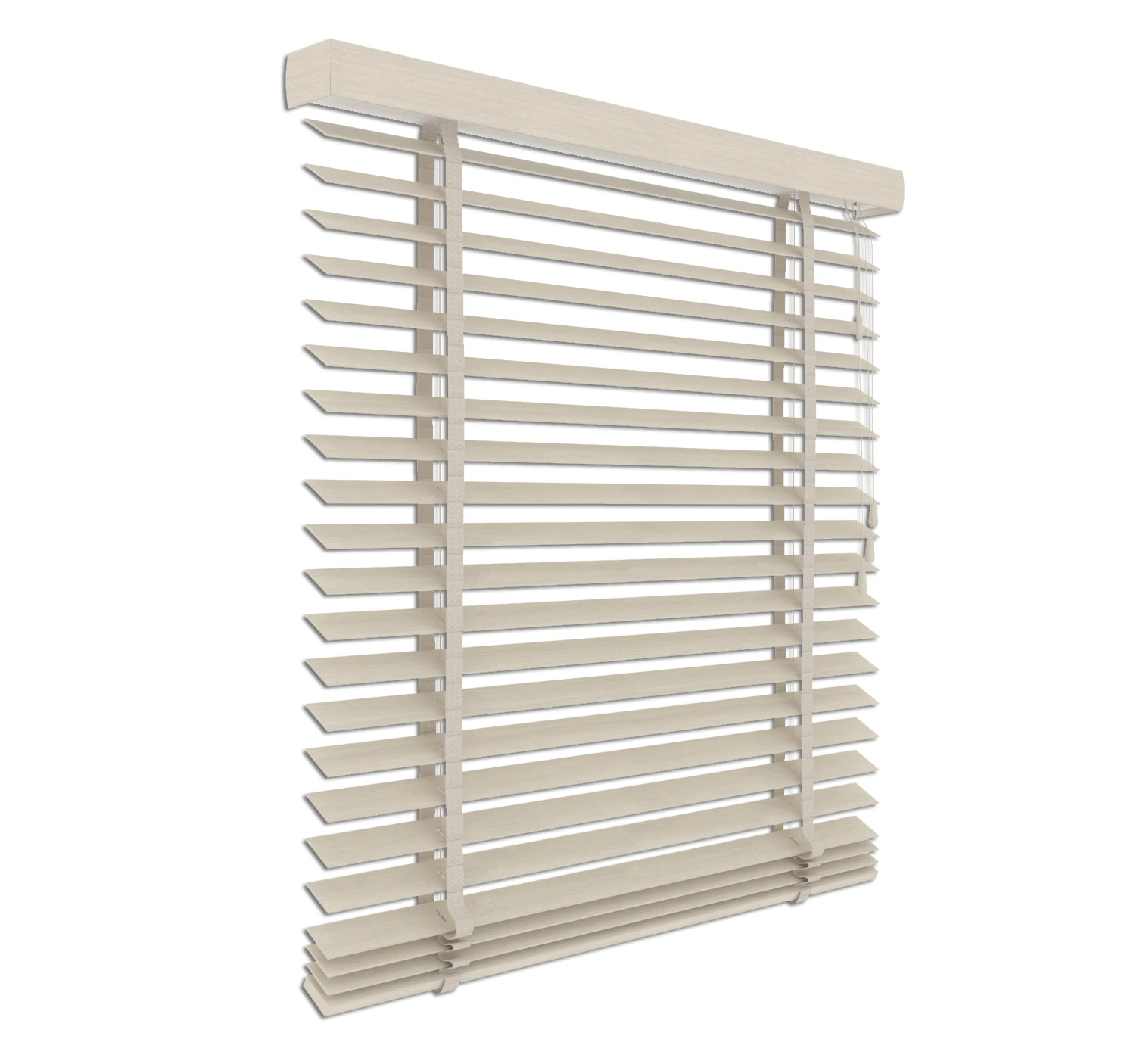 Holzjalousie nach Maß Natur 50 mm Lamelle | JH039