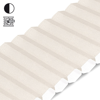 Wabenplissee Cosiflor® VS2 Creme | halbtransparent 8684