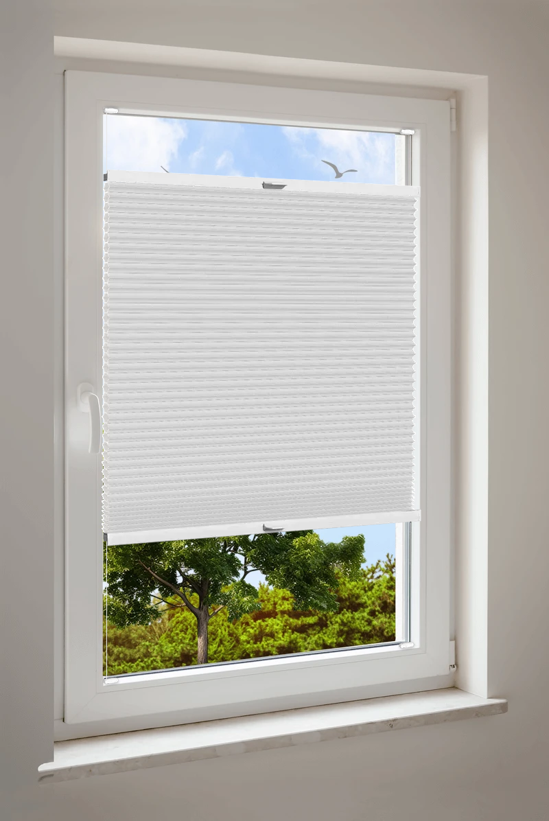 Wabenplissee Cosiflor® VS2 Weiß | halbtransparent 8523