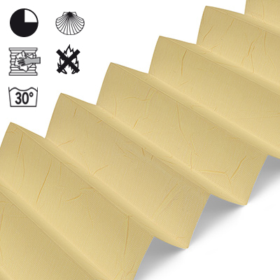 Plissee Cosiflor® VS2 Gelb | halbdimout 3193