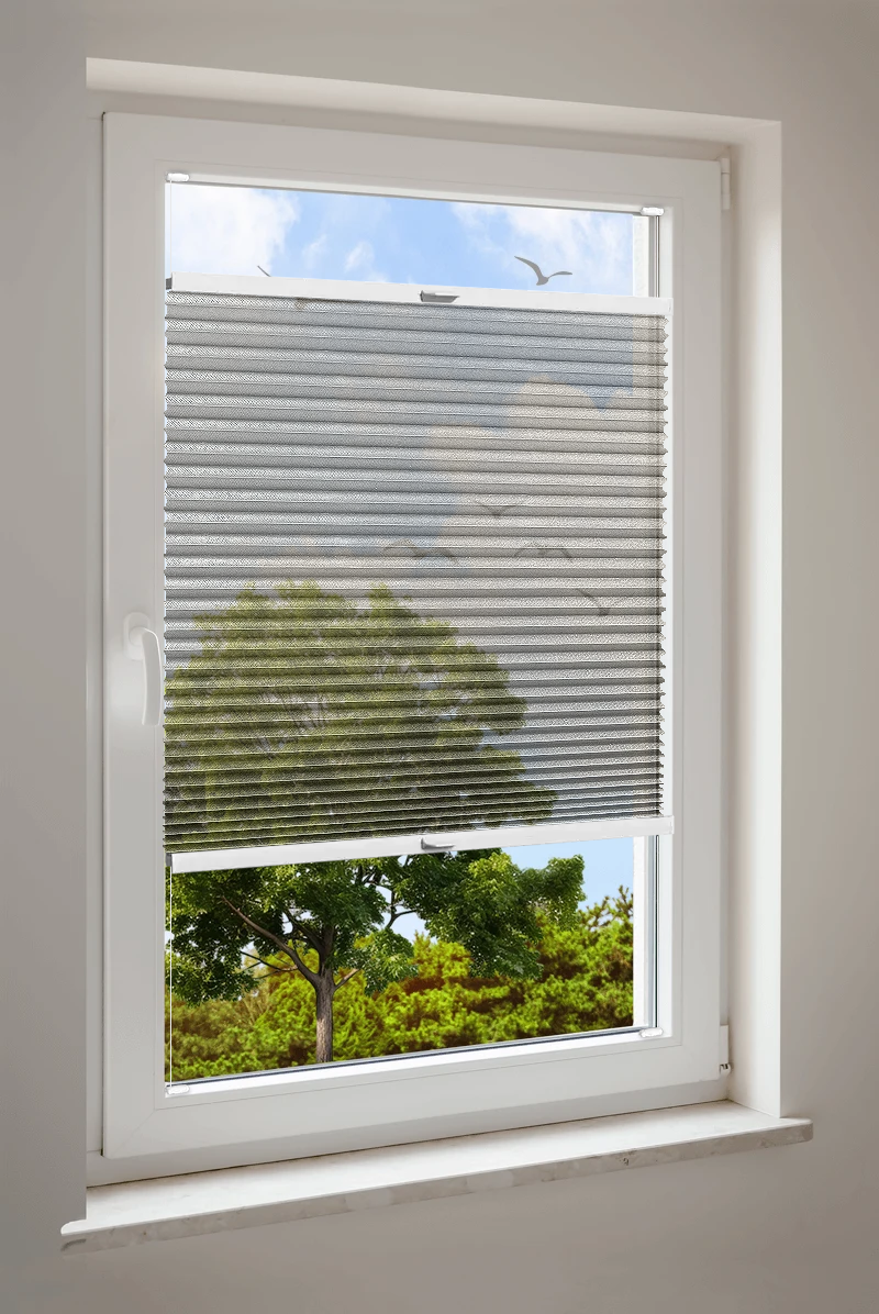Plissee Cosiflor® VS2 Braun | transparent 3101