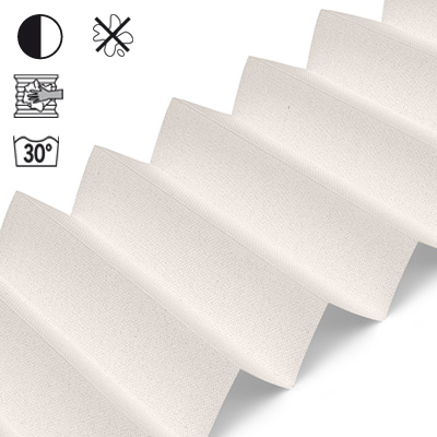 Plissee Cosiflor® VS2 Weiß | halbtransparent 3049