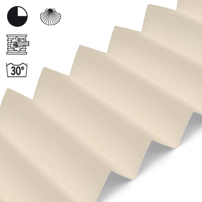 Plissee Cosiflor® VS2 Beige | halbdimout 3424