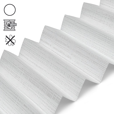 Plissee Cosiflor® VS2 Weiß | transparent 3275