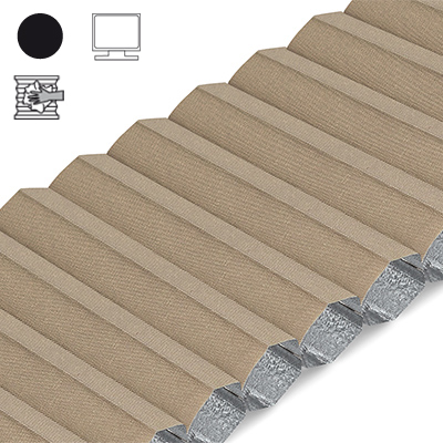 Wabenplissee Cosiflor® VS2 Braun | abdunkelnd 8729
