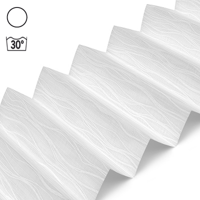 Plissee Cosiflor® VS2 Weiß | transparent 3032