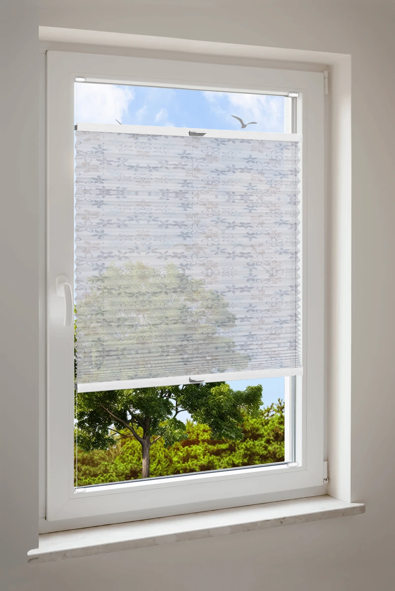 Plissee Cosiflor® VS2 Weiß | halbtransparent 3167
