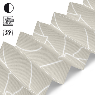 Plissee Cosiflor® VS2 Beige | halbtransparent 3086