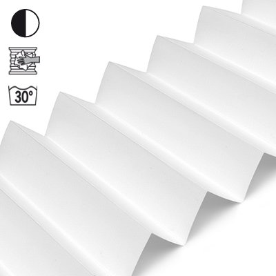 Plissee Cosiflor® VS2 Weiß | halbtransparent 3004