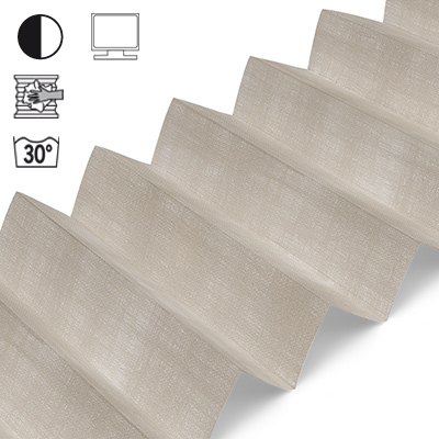 Plissee Cosiflor® VS2 Beige | halbtransparent 3071