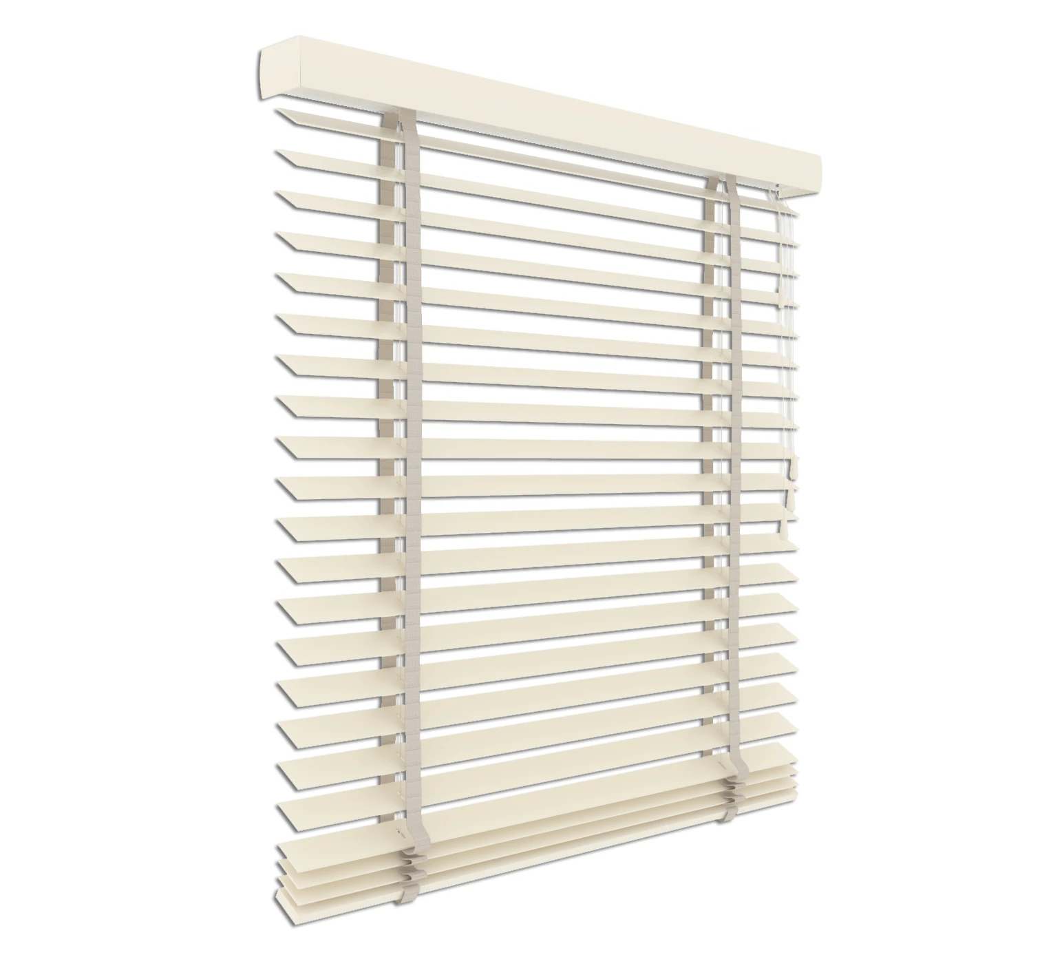 Holzjalousie nach Maß helles Beige 50 mm Lamelle | JH053