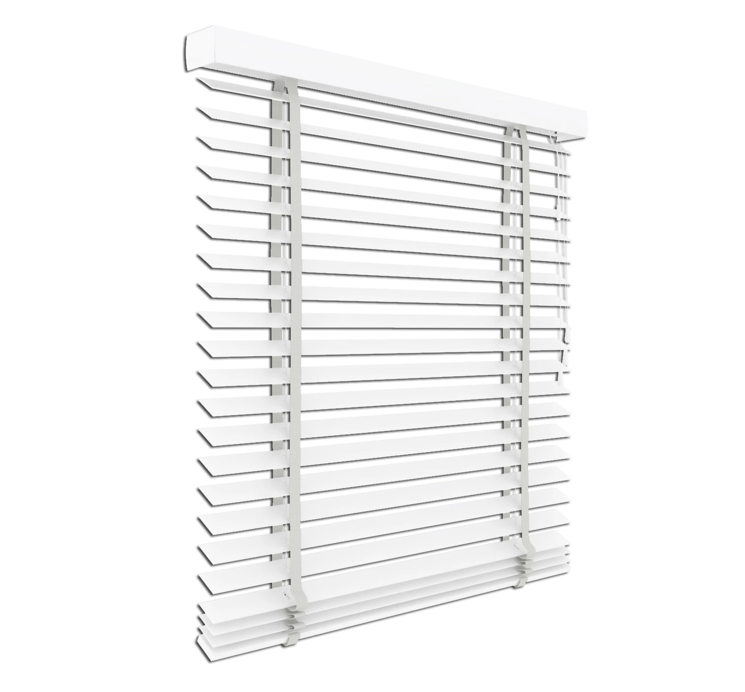 Holzjalousie nach Maß Weiß 50 mm Lamelle | JH037