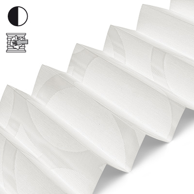 Plissee Cosiflor® VS2 Weiß | halbtransparent 3037